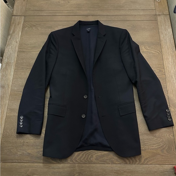 loro Piana Fabric - J Crew Ludlow 36R Classic Black Men's Blazer suit jacket